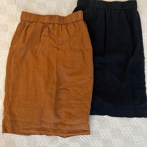 Jcrew a-skirts